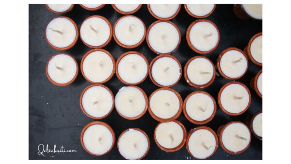 Candles - Unscented Diya Candles Set Of 21