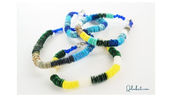 Colorful Bracelet With Glass Beads